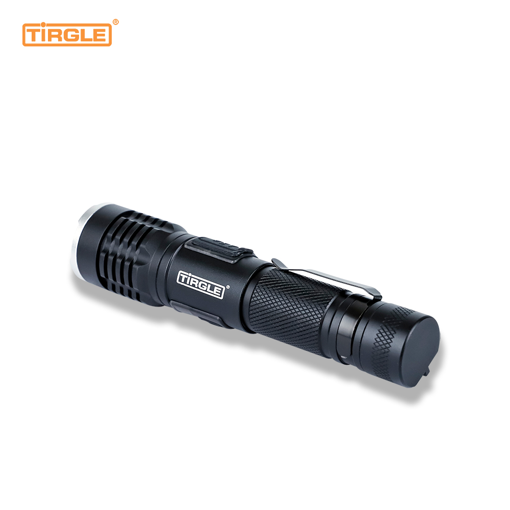 HL-5006 Hợp kim nhôm zoom kính thiên văn laser trắng Cổng sạc typeC đa chức năng Đèn pin chuyên nghiệp cho các hoạt động ngoài trời lấy nét bằng kính thiên văn chống thấm nước